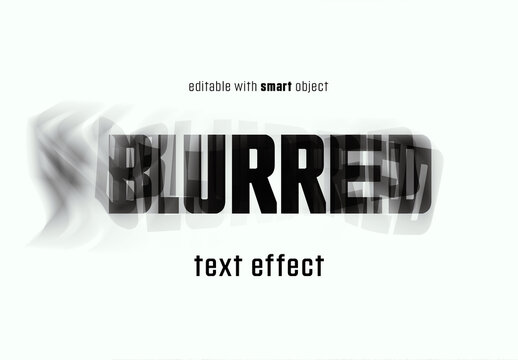 Blurred Text Effect