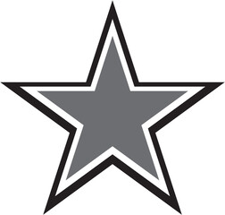 Star object blacky stylish art