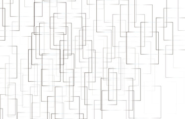 Geometric vector pattern, repeating thin linear square diamond shape and rectangle. Vector art