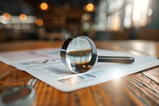 Magnifying Glass on Paper