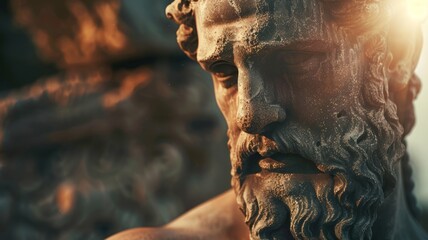 Ultra high resolution photo of a antik greek