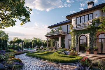 Obraz premium garden of the palace