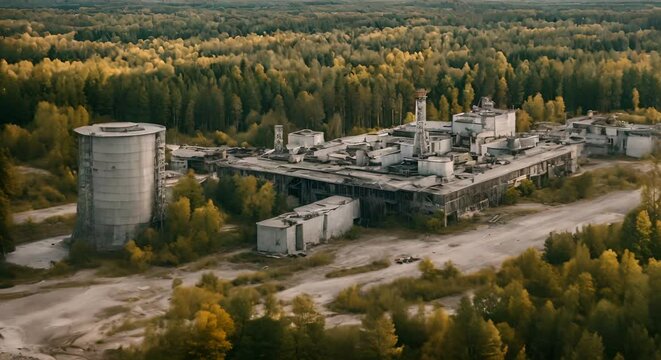 View of Chernobyl.