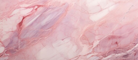 Fototapeta premium Pink-tinged marble texture surface.
