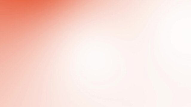 Abstract liquid gradient motion graphic background in tone of orange and white. Motion graphic