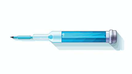 syringe . this is a vector.  flat vector - obrazy, fototapety, plakaty