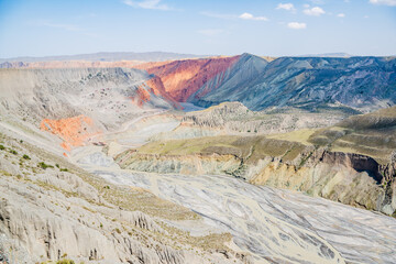 The magnificent landscape of Anjihai Grand Canyon in Tacheng, Xinjiang, China