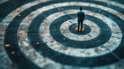 set goals for work. dart aiming at the target center business. goal, aiming marketing target metaphor, Succeed dart board, defines objectives, success investment ideas, winner, Generate by AI