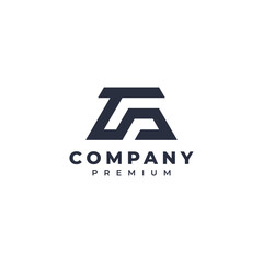 abstract symbol letter logo design