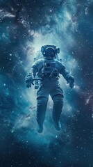 Fototapeta na wymiar Astronauts dance in zero gravity space tourism unveils the cosmic ballet