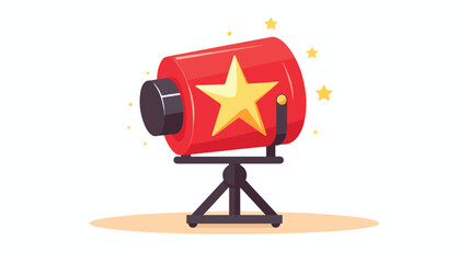 Trendy flat icon of stage light  flat vector 