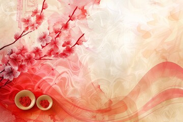 abstract background for Qingming Festival 