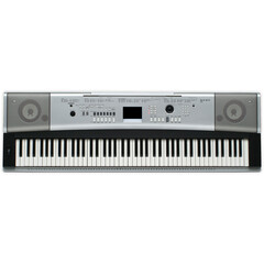 Close up view isolated keyboard on plain background , will be match for your element design.