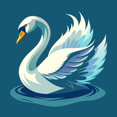 swan vector illustration
