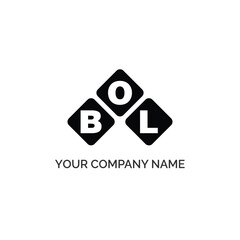 BOL letter logo design on white background. BOL logo. BOL creative initials letter Monogram logo icon concept. BOL letter design