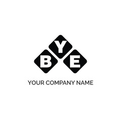 Obraz premium BYE letter logo design on white background. BYE logo. BYE creative initials letter Monogram logo icon concept. BYE letter design