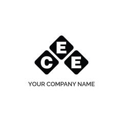 CEE letter logo design on white background. CEE logo. CEE creative initials letter Monogram logo icon concept. CEE letter design