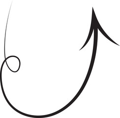 Directional right arrow with arrowhead is forward arrow. Eps10.