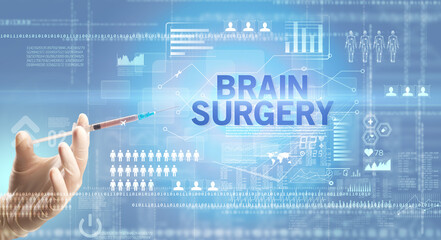 Close-up view of doctor's hand in a white glove holding syringe