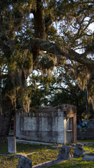 The historic Old Biloxi Cemetery in Biloxi, Mississippi