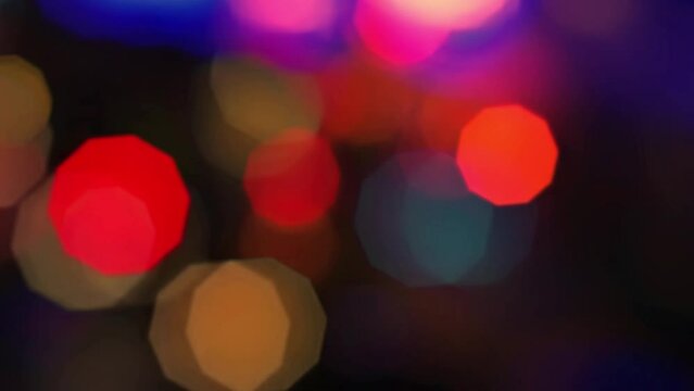 abstract background of bokeh light reflection