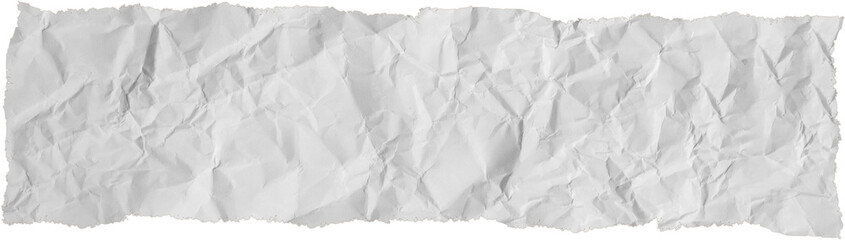 White Torn Paper with Ripped Edge