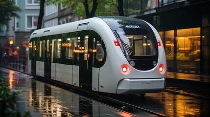 Naklejka premium Creative Manipulation of Futuristic Vehicles