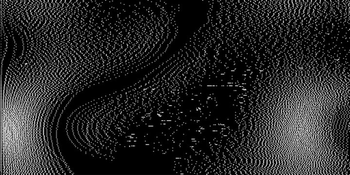 Analog Static Noise Glitch Effect. Digital Pixel Noise. VHS Corrupted Signal. Damaged Error Television Image. Vector illustration.