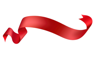 Red ribbon png