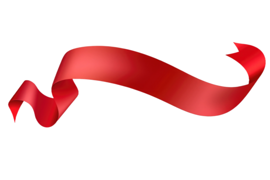 Red ribbon png