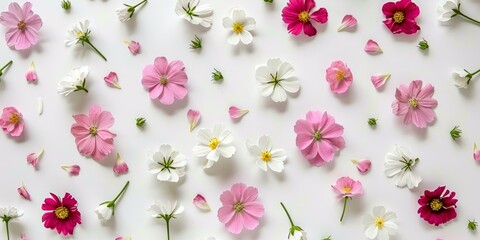 Obraz na płótnie Canvas beautiful spring and summer flowers background