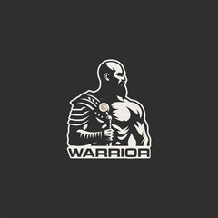 Warrior logo  - obrazy, fototapety, plakaty