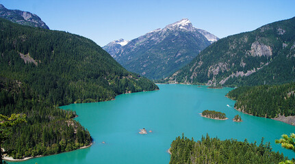 Diablo Lake, North Cascades National Park, Washington State, United States