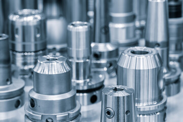 Industrial metalworking concept, milling cutter, metal cutter close up CNC cutters for metal....