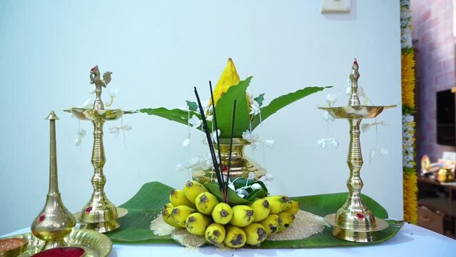 essential in hindu puja. kumbam (Kalash) in tamil cultural events