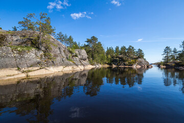 The coast of Lake Ladoga - 759044392