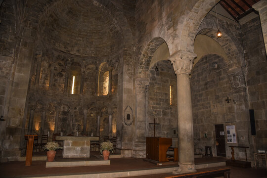 Pieve di Gropina, interno