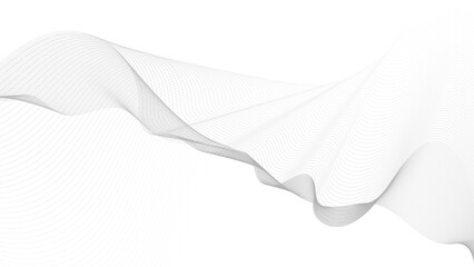 Elegant abstract smooth swoosh speed gray wave modern stream background. Curve wave seamless pattern. Vector illustration