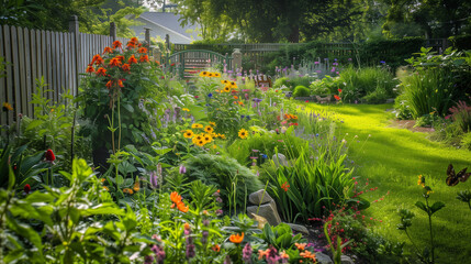 Obraz premium flowers in the garden
