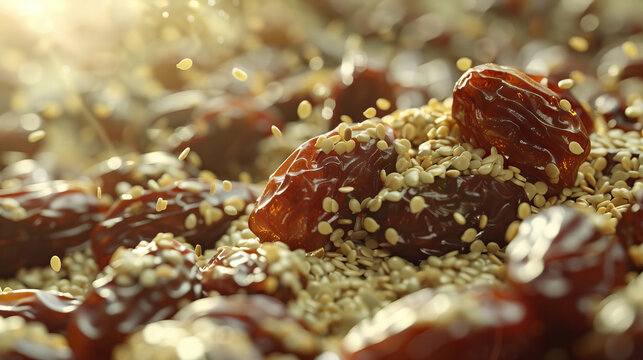Ead Fel: On Memorial Day, crushed dates with roasted sesame seeds symbolize remembrance and unity in Mandaean tradition