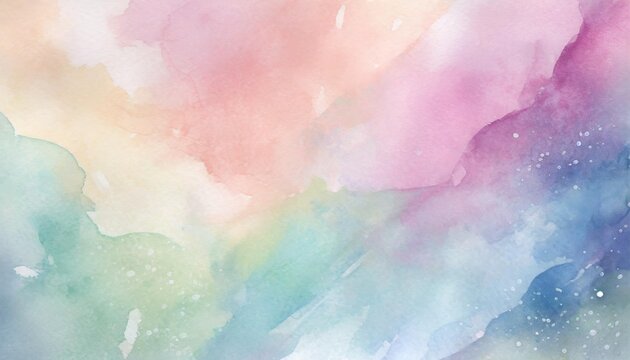 abstract watercolor background with aesthetic soft gradients in pastel colors