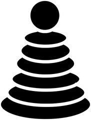 kindergarten illustration education silhouette montessori logo preschool icon play outline kid school toy child game childhood fun learning colorful shape children kids classroom for vector graphic