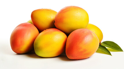 Mango fruits isolated on a white background