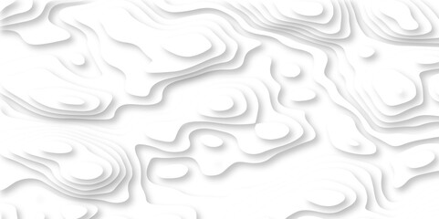 Gray and white wave Seamless abstract white papercut background 3d realistic design use for ads banner and advertising print design vector. 3d topography relief. Vector topographic illustration.