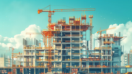 A Glimpse into Building Sites and Working Hands