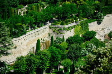 kamienne miasteczko w prowancji, Provence, Provencal town on a hill	 - obrazy, fototapety, plakaty