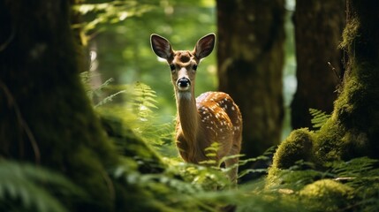 deer in the forest