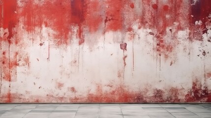 Concrete Walls with Blood Stains