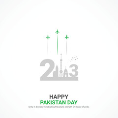 pakistan resolution day. pakistan resolution day creative ads design. post, vector, 3D illustration. - obrazy, fototapety, plakaty