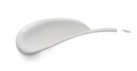 Cosmetic cream isolated on white